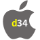 Aplicativo d34 para iOS